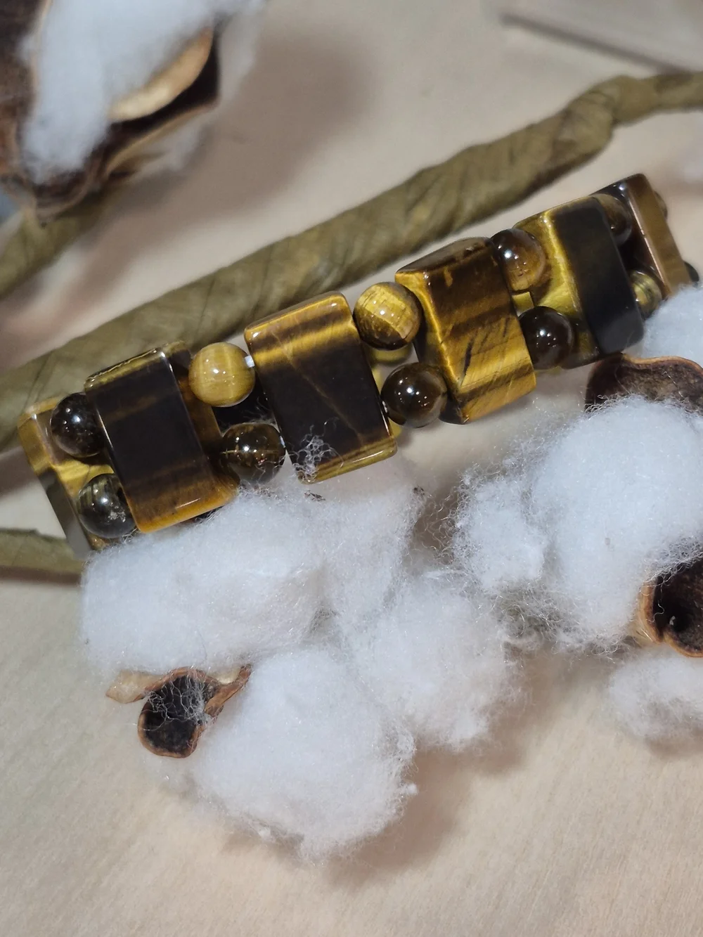🤎🤎NEW🤎🤎 PRETTY!! Natural Stone TIGERS EYE Stretch Bracelet